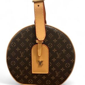 Louis Vuitton Brown and Tan Monogram Circle Bag